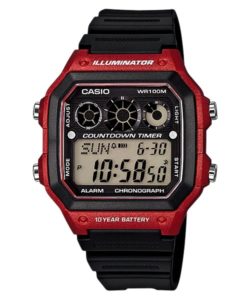 Jam Tangan Pria Warna Merah